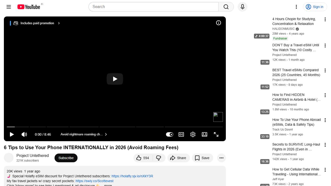 6 Tips to Use Your Phone INTERNATIONALLY in 2026 (Avoid Roaming Fees) - YouTube